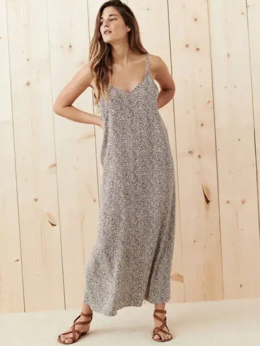 Jenni Kayne Leopard Slip Dress Size X-Small